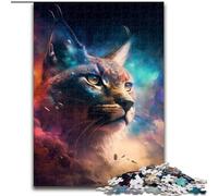 Puzzle 1000 pièces Spirit Lynx Impossible pour Adultes, Taille 50x75cm, idéal pour décorer ou Offrir en Cadeau d'anniversaire