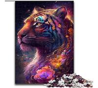 Puzzle 1000 pièces Spirit Tiger pour Adultes, Taille 26x38cm, pour Les Adolescents, Les Couples et Les Amis pour Les Anniversaires et Noël