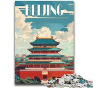 Puzzle 1000 pièces Splendeur de Pékin pour Adultes, Jeu éducatif, défi, idéal comme Cadeau pour Toute la Famille (38x52cm)