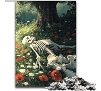 Puzzle 1000 pièces Squelette, Analyse et Logique avec pièces de Formes aléatoires entièrement emboîtables, pour Les Enfants de 14 Ans et Plus (Taille 50x75cm)