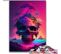 Puzzle 1000 pièces Squelette de l'île, Jeu Familial créatif et décoration d'intérieur, Cadeau de Noël idéal pour Les Adolescents (Taille : 26x38cm)