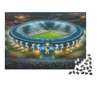 Puzzle 1000 pièces Stade de la Coupe du Monde, Arène de Champion, Relaxant améliorant la Concentration, Carton épais, dès 14 Ans, Cadeau Familial, 52x38 cm