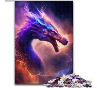 Puzzle 1000 pièces Star Dragon en Carton, Jeu interactif Familial, Casse-tête, Jouet éducatif 1000 pièces(26x38cm)