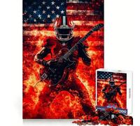 Puzzle 1000 pièces Star du Football américain pour Adolescents Un Passe-Temps Relaxant et Stimulant, Un (38x52cm)