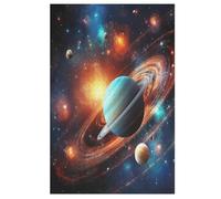 Puzzle 1000 Pièces - Starry Sky - Puzzles en Bois pour Adultes Et EnfFourmis - Décoration D'Intérieur （78×53cm）