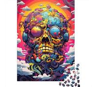 Puzzle 1000 pièces Statue de Bouddha Artistique colorée pour Adultes Puzzle pour Le Temps en Famille Défi cérébral 1000 pièces (75 x 50 cm)