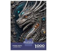 Puzzle 1000 Pièces Steampunk Galactic Dragon Puzzles pour Adultes, Jouet, Décoration Murale, Course De Vitesse Manuelle, Idéal comme Cadeau pour Toute La Famille 38x26cm/1000pcs