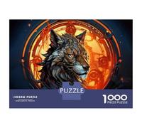 Puzzle 1000 Pièces Steampunk Tiger Art Print Puzzle pour Adultes - Jeu De Réflexion - Décoration Parfaite - Cadeaux Uniques pour Anniversaires Et Noël 70x50cm/1000pcs