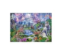 Schmidt Spiele 59963 Wildlife Puzzle Animaux Sauvages au Clair de Lune 1000 pièces
