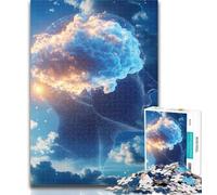 Puzzle 1000 pièces Storm Brain pour Adultes et Adolescents, Anti-Stress, défi Difficile, renforce l'amour Entre Couples 26x38cm