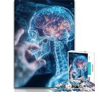 Puzzle 1000 pièces Storm Brain Puzzle 1000 pièces pour Adolescents Cadeaux pour renforcer l'amour Entre Couples dès 14 Ans (50x75cm)