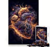 Puzzle 1000 pièces Storm Heart Teenagers Stimule la mémoire Jeu apaisant Bords Nets Cadeau de Noël 38x26cm