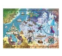 Puzzle 1000 pièces : Story Maps, La Reine des Neiges G