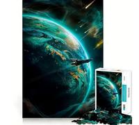 Puzzle 1000 pièces Strange Green World pour Adolescents Jeu Intelligent pour Partager Un Moment de complicité Assemblage d'une Image Pièce d'art 38x26cm