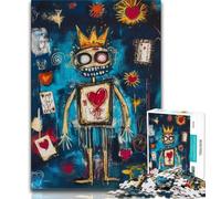 Puzzle 1000 pièces Style Basquiat pour Adolescent Jouet éducatif et décompressant idéal pour Un Anniversaire (50x75cm)