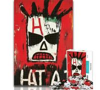 Puzzle 1000 pièces Style Basquiat, tête de Mort, pour Adolescents, Jouet éducatif Anti-Stress, idéal comme Cadeau, 50x75cm