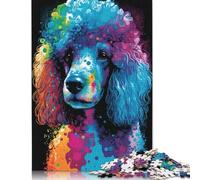 Puzzle 1000 pièces Style Caniche 5 pour Adultes et Adolescents. Puzzles en Bois pour Adultes, pour s'amuser en Famille et Passer Une soirée Jeux. 1000 pièces (75 x 50 cm).