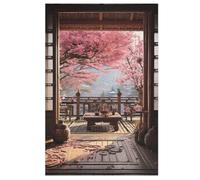 Puzzle 1000 Pièces Style Japonais - Puzzles en Bois pour Adultes Et Enfants - Décoration D'Intérieur 78×53cm