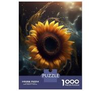 Puzzle 1000 Pièces Sunflower Blackhole Space Puzzle pour Adultes - Jeu De Réflexion - Décoration Parfaite - Cadeaux Uniques pour Anniversaires Et Noël 52x38cm/1000pcs
