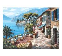 Puzzle 1000 pièces : Sung Kim : Terrasse en bord d'un lac Anatolian G