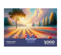 Puzzle 1000 Pièces Sunset Serenity A Dreamy Landscape pour Adolescents - Jeu De Réflexion - Cadeaux pour Femmes - Idées Cadeaux Uniques pour Un Anniversaire Ou Noël 70x50cm/1000pcs