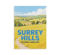 Puzzle 1000 Pièces，Surrey Hills Nationallandschaft，Casse-tête Animal pour Adultes - Défi Cérébral - Cadeau Personnalisé Fait Main - Jouet Drôle（75x50cm）-HL51