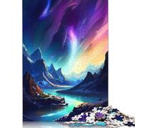 Puzzle 1000 pièces Symphonie Céleste Galaxie Puzzles Adultes Difficulté Puzzles Jouets Éducatifs Jeux Décoration Familiale (75x50cm)