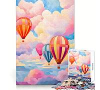 Puzzle 1000 pièces Symphonie de Ballons pour Adolescents stimule la réflexion, apaise et distrait, découpe Nette, (38x26cm)
