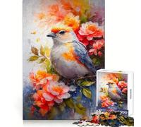 Puzzle 1000 pièces Symphonie des Oiseaux chanteurs pour Adolescents, Jeu Intelligent d'intérieur, découpe précise, Cadeau Exquis (38x52cm)