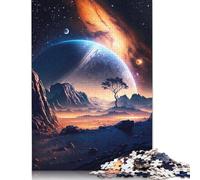 Puzzle 1000 pièces Symphonie du Coucher de Soleil étoilé pour Adultes, Jouets éducatifs, Jeux en Famille, Cadeaux d'anniversaire (38 x 26 cm)