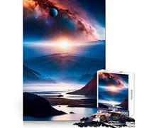 Puzzle 1000 pièces Symphonie planétaire Alpine pour Adolescents, défi intellectuel, détente, Assemblage sans Couture, Cadeau de Noël idéal (38x52cm)