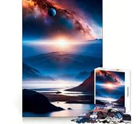 Puzzle 1000 pièces Symphonie planétaire Alpine pour Adultes, Stimulant la logique et offrant Une Distraction Douce Un Cadeau Festif idéal (50x75cm)