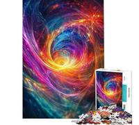 Puzzle 1000 pièces Synesthésie Vortex Cosmique Puzzle 1000 Décoration Maison Jouet mais Casse-tête Amusant et Humoristique Jeux de Famille (75x50cm)