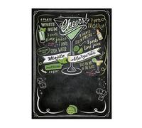 Puzzle 1000 Pièces Tableau Noir A votre santé en Carton Noir