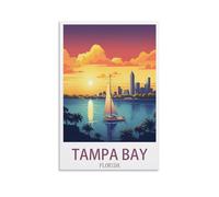 Puzzle 1000 pièces Tampa Bay, Floride, pour Enfants et Adultes, Jeu d'assemblage personnalisé Amusant 70 x 50 cm