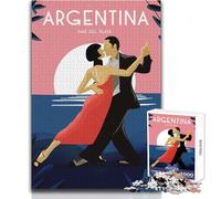 Puzzle 1000 pièces Tango Argentin - Jeu intellectuel - Activités familiales - Cadeau d'anniversaire - Dimensions : 50x75cm