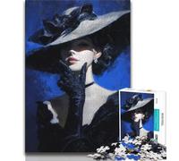 Puzzle 1000 pièces Tempérament Modèle Féminin Puzzles 1000 pièces pour Adolescents Jouets et Jeux éducatifs pour Adultes et Adolescents (50x75cm)