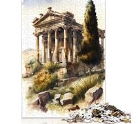 Puzzle 1000 pièces Temple d'Artémis Turquie pour Adultes, Cadeau d'halloween, décoration d'intérieur et Cadeaux Uniques, 1000 pièces (75 x 50 cm)