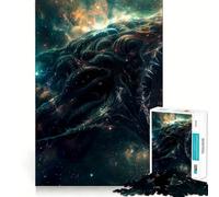 Puzzle 1000 pièces Terreur dans l'espace pour Adolescents, Jeu de logique Stimulant, activité à la Maison, Bords Transparents, Cadeau précieux 50x75cm