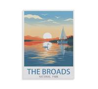 Puzzle 1000 Pièces，The Broads National Park，Cadeau d'anniversaire Unique pour Les Adolescents Et Les Adultes（75x50cm）-HF56