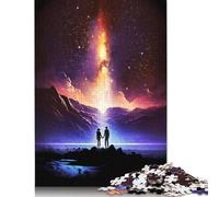 Puzzle 1000 pièces « The Event Horizon Lovers » (38 x 26 cm) pour Adultes et Adolescents - Puzzle en Carton - Jeu éducatif et Familial