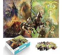 Puzzle 1000 pièces The Legend of Zelda Puzzle Adultes Enfants Puzzle difficulté Puzzle Brave Warrior scène de Jeu Puzzle éducation Jeu Jouets Famille décoration 38x26cm