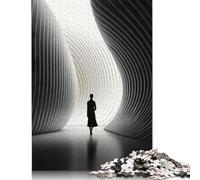 Puzzle 1000 pièces The Shadow Square pour adultes, puzzle en bois, jeu éducatif familial, 38 x 26 cm/1000 pièces