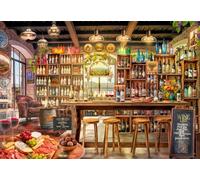 Bluebird Puzzle -The Wine Tasting Room, Puzzle 1000 Pièces - Cave de Dégustation Oenologique - Fabriqué en France
