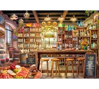 Bluebird Puzzle -The Wine Tasting Room, Puzzle 1000 Pièces - Cave de Dégustation Oenologique - Fabriqué en France