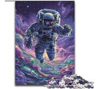 Puzzle 1000 pièces, thème Astronaute, idéal pour Les Adolescents, pour créer des Liens familiaux, pour stimuler l'esprit et pour décorer sa Maison (Taille 26x38cm)