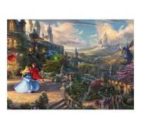 Puzzle 1000 pièces : Thomas Kinkade : La Belle au bois dormant, danse dans la lumière enchantée, Dis