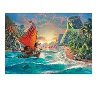 Puzzle 1000 pièces : Thomas Kinkade : Vaiana, Disney Bleu G