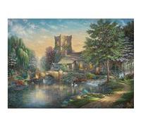 Puzzle 1000 pièces : Thomas Kinkade : Willow Wood Chapel Schmidt G
