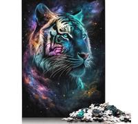 Puzzle 1000 pièces Tiger Art Series Style 5 pour Adultes Adolescents Puzzle Puzzles pour Adultes Adolescents de 14 Ans et Plus 1000 pièces (75 x 50 cm)